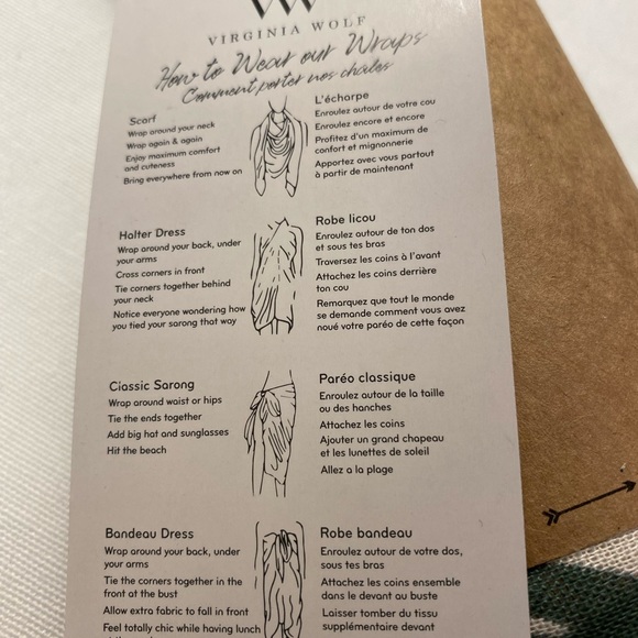 Virginia Wolf Wrap - Picture 5 of 5